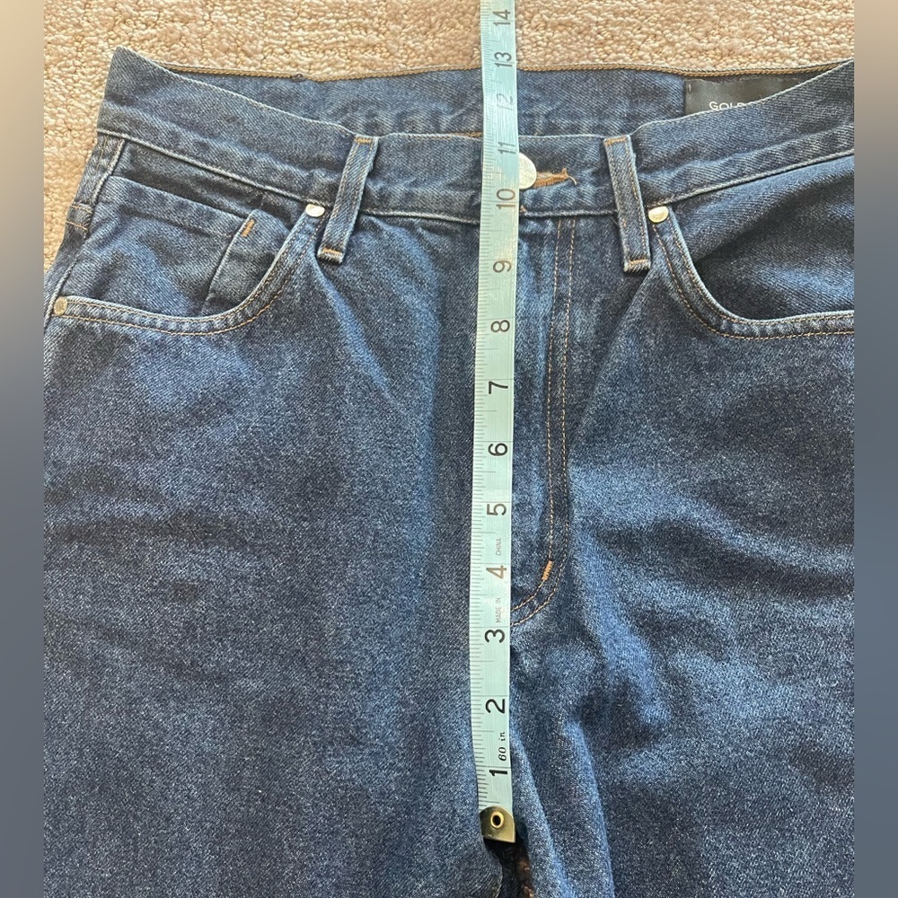 Goldsign A Jean, Dark Blue, Straight Leg, High Rise, 28” Inseam,W3342-759,Sz. 25 - Picture 13 of 16